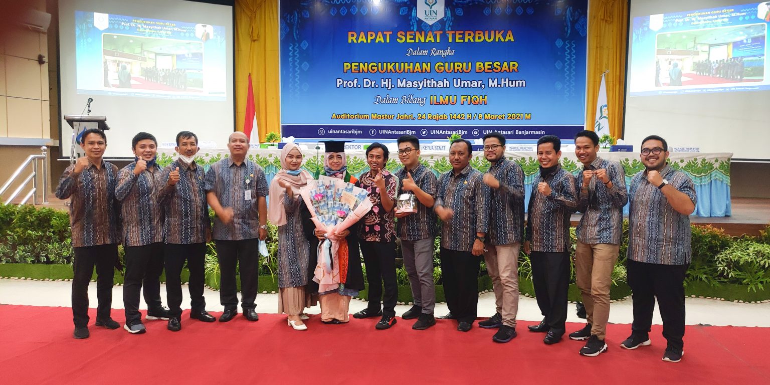 Pengukuhan Guru Besar Prof. Dr. Hj. Masyithah Umar, M.Hum - UTIPD UIN